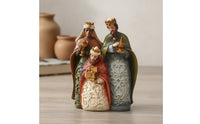 Christmas Three Wise Men Figurine Religious Three Kings Figurines Resin Wise Men Figurines Holiday for Shelf, Bookcase
