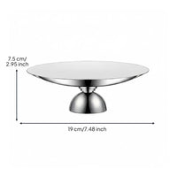 Stainless Steel Fruit Dish Versatile Tableware Mirror Finish for Living Room