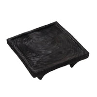 Tea Table Wood-Grain Square Table Wabi-Sabi for Tatami Room, Small Apartments