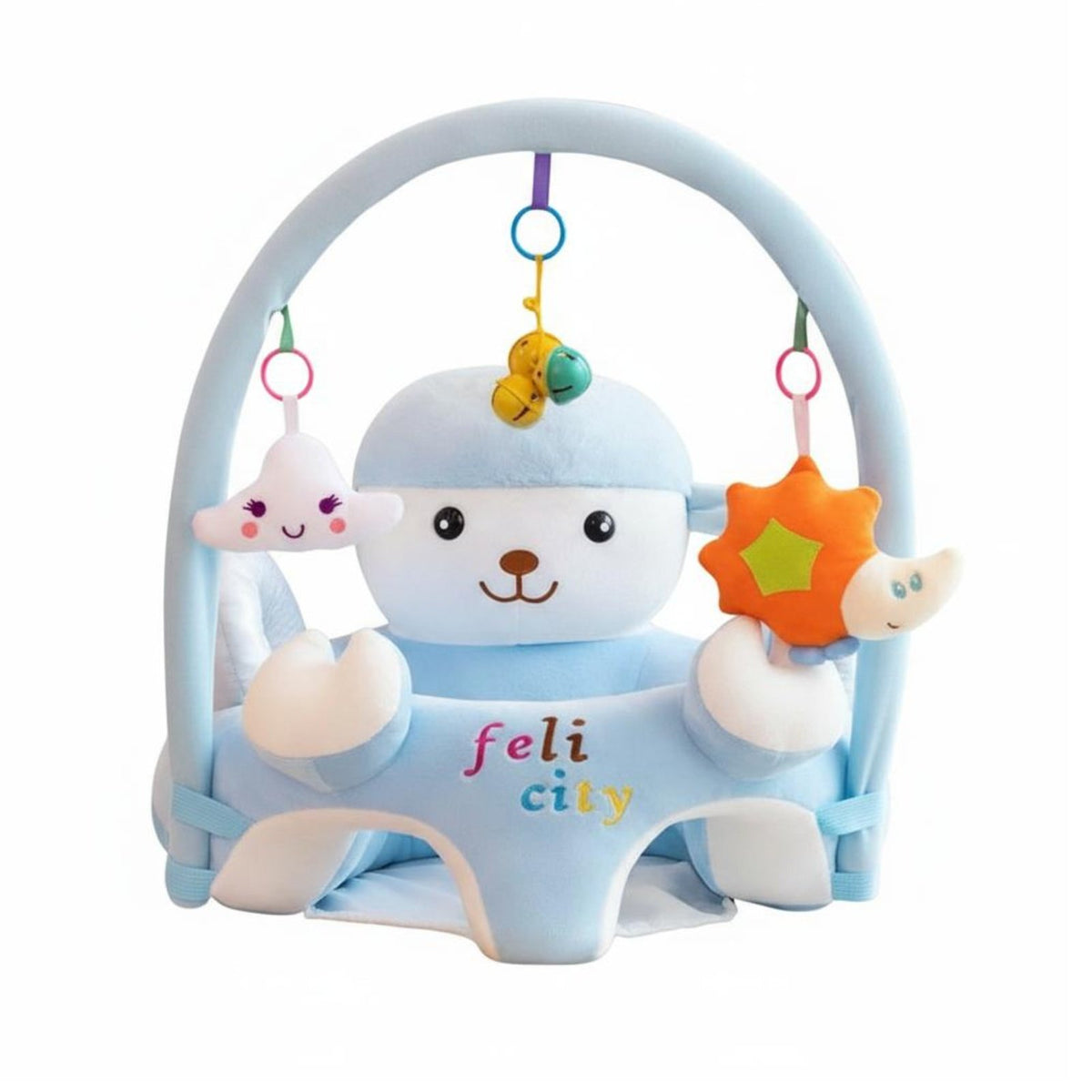creatureShaped Sit-up Assistant Non-Slip Bottom Baby Seat Easy to Wash