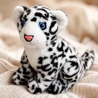 Realistic Snow Leopard Plush Toy Stuffed Animal