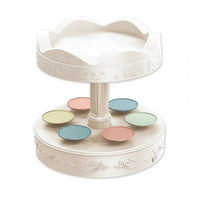 Cute Design Rotating Cake Stand Battery Operated Automatic Turntable Display Rotating Dessert Display With Music for Children, Birthdays, Parties
