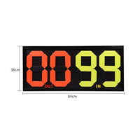 Manual Substitution Board with Flip Numbers High-Visibility Football Substitution Board Easy to Read Bright for Referees
