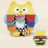 Tactile Activity Toy with Buckles Embroidered Stuffed Animal with Buckles Developmental Sensory Stuffed Toy Toy Problem Solving for Tummy Time