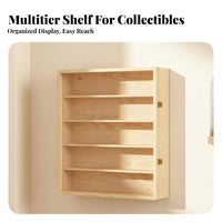 Narrow Behind-the-Door Collectible Case Multi-Functional for Collectors, Parents