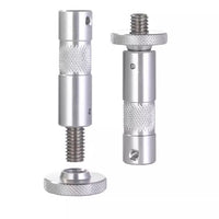 16mm Aluminum Column Connector with 3/8 and 1/4 Thread Adapter for Photography