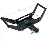Quick-Connect Trailer Receiver Winch Mount, Tool-Free, Anti-Theft, Off-Road Recovery