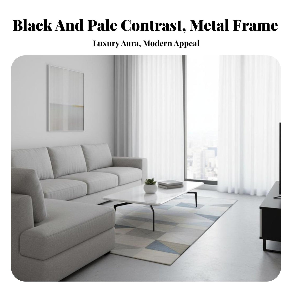 Minimalist aesthetic two-levellevel Rectangular Table Modern Luxury Household Furniture abrasionResistant Space-Saving for Homeowners, Apartment Dwellers, Interior Designers, Living Room, Lounge Area, Office