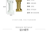 北欧式罗马柱烛台小天使拍照道具背景家居客厅桌面装饰品摆件