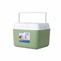 Insulated Container Leak-Resistant Portable Ice Chest Large Capacity Car Travel Insulated Container for Camping, Fishing