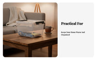 Clear Penduringic Box with Lid Stackable Household Storage particleresistant for Families