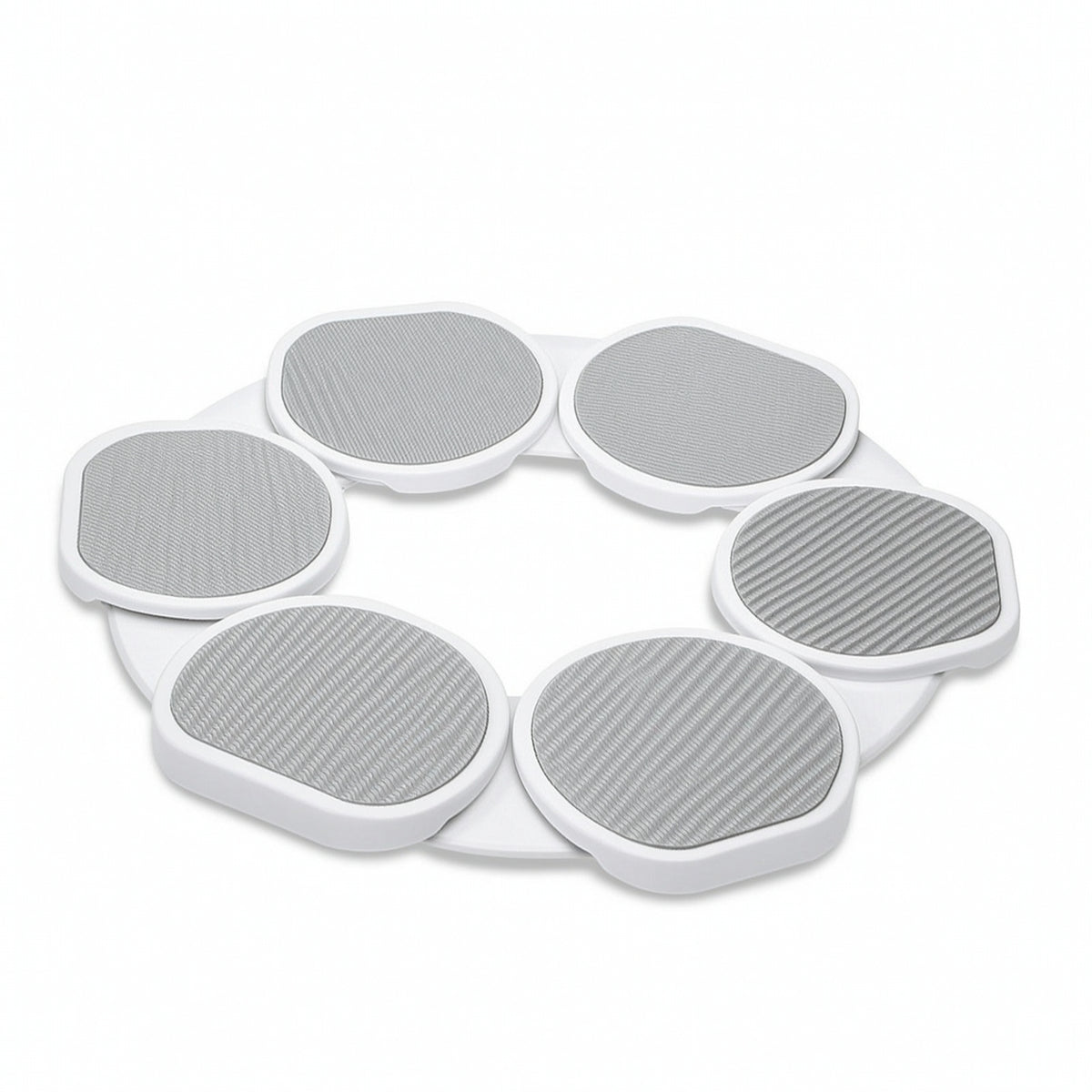 Rotating Dining Tray Segmented Tabletop Food Turntable Smooth for Parties, Hosts