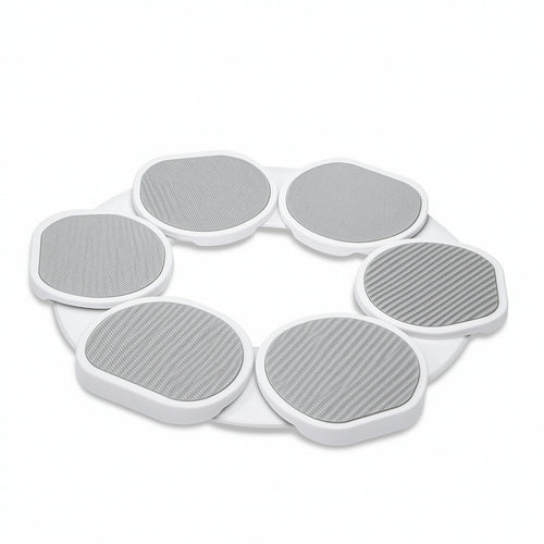 Rotating Dining Tray Segmented Tabletop Food Turntable Smooth for Parties, Hosts
