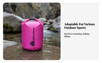 Waterproof Dry Bag Floats on Water Outdoor Adventure Bag Roll-Watertight Seal Waterproof Backpack Sack for Kayakers, Tourists, Rafting, Kayaking