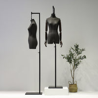 高档服装店吊模模特道具女半身橱窗人偶陈列架子展示架女装