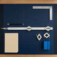 Luthier Ruler with Clamps Sturdy Guitar Neck Alignment Tool High Accuracy Gauge for Workshops