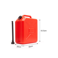 Plastic Gas Can Heavy Duty HDPE Jerry Can for Road Trip