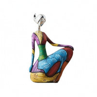 Abstract Woman Statue Modern Abstract Figurine Aesthetic for Art Lovers