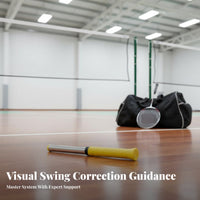 Sound Feedback Badminton Swing Coach Compact and Portable Badminton Swing Training Aid Sturdy Construction for Advanced Players, Home, Gym