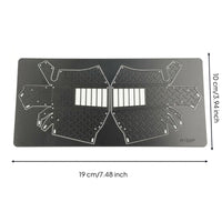 Protection Plates Stainless Steel Plates with Fasteners Heavy-Duty for RC Crawler Builders