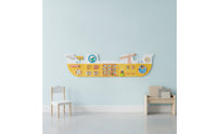 Educational Wooden Wall Busy Board Interactive Wooden Activity Board Child-Centered Wall Activity Toy for Toddlers, Playroom, Classroom