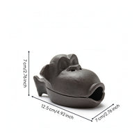 Monkey Incense Burner Compact Monkey Ashtray with Lid Tabletop Vessel Decorative for Smokers, Desk, Tea Table