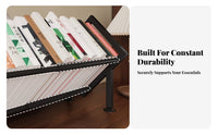 2-Tier desktop rack Saving Desktop Shelf Sturdy Construction for Parents