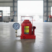 Pressure Display with Metal Connector Threaded Hydraulic Pressure Display Easy to Install Measuring Instrument for Workshop, Garage, Equipment Testing