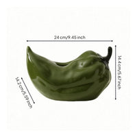 Chili Pepper Tissue Box Decorative Glazed Tissue Holder Home Decor