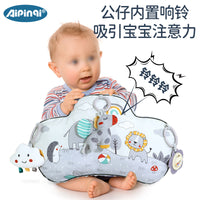 Aipinqi Newborn Crawling Pillow Baby Sleep Soothing U-Shaped Pillow Infant Head Lifting Training Pillow Tummy Time Pillow
