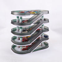 1:64 Scale Car Model Parking Lot Simulation Garage Toy Storage Rack Display Cabinet