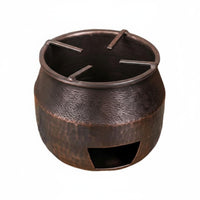Copper Tea Heater Ventilation Control Tea Charcoal Heater Easy to Clean