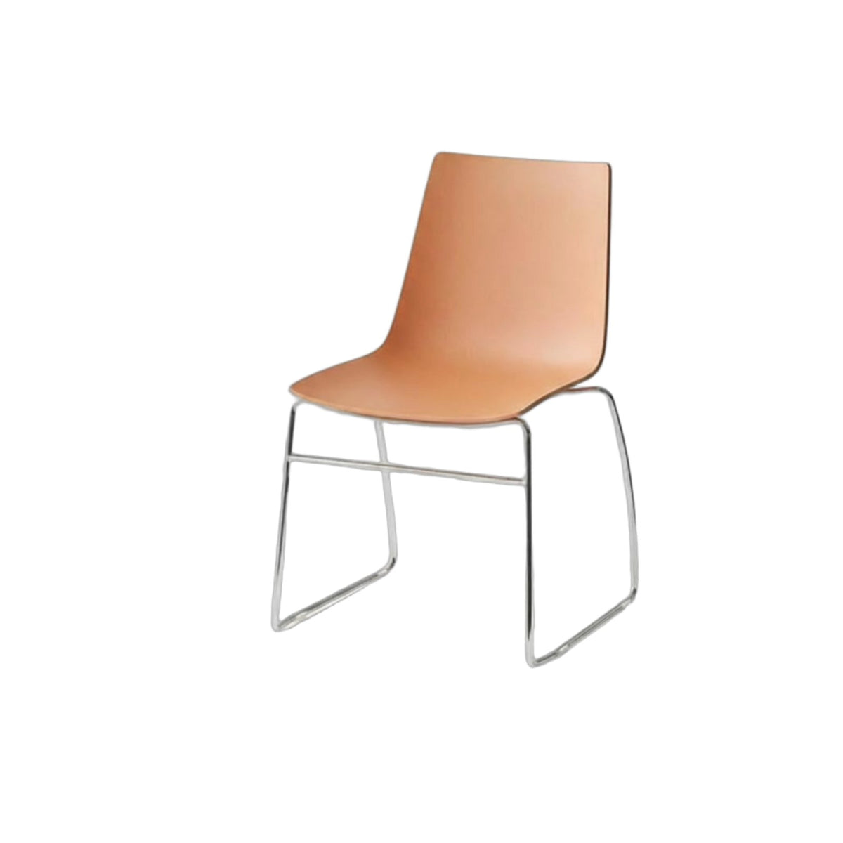 Stackable Shell Chair Minimalist design Armless nested Chair Easy to Clean Space-Saving Design for Homeowners, Business Owners