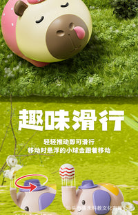 Electric Capybara Toy with Levitating Ball and Crawling Function