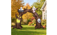 Inflatable Arch with Lights Lighted Inflatable Arch Spooky Decoration for Yard, Lawn, Party