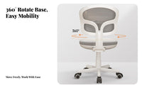 Ergonomic Computer Chair Support Mesh backrest rotate Chair Flip-up Armrests