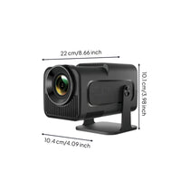 Image Alignment Correction Portable Display Device Adjustable Display Device with Controller Control Compact Built-in Speakers for Travelers, Backyard Movie Nights