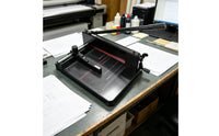 Manual Paper Cutter with Steel Base Gridded for Workplaces, Classroom
