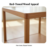 2-Tier Rolling End Table Nordic Design Serving Cart Multi-Functional for Kitchen