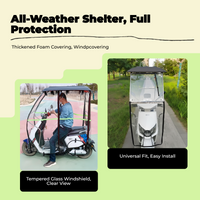 Waterproof scooter cover, universal fit