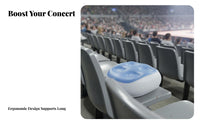 Height Elevate Ing Portable Heightening Pad Lightweight Concert Seat Cushion Easy Inflation for Sports Fans, Concerts, Stadiums