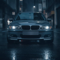 Double-Bar Front Bumper Kidney Grille with Double Slats Painted Front Bumper Kidney Grille Exact Fit Car Part Direct Direct Fit for DIY Mechanics