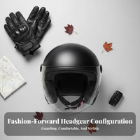 Electric Bike Helmet 3C Certified Half Shell Helmet All Seasons Use Secure Headwear for Riders, Winter Riding, City Commuting