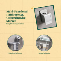 Space Aluminum Towel Rack
Double-Tier Folding Wall Shelf
