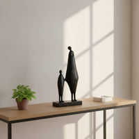 Abstract Metal Sculpture Modern Decorative Statue Artistic for Office, Bookshelf