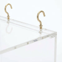 Bird Bath Box with Hooks, Transparent Acrylic Bird Bath Tub for Cage, Parrot Bath Box for Pet Bathin - Image 5