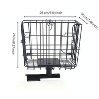 Cycle Basket with Mounting Base Heavy Duty for Commuting, Commuters