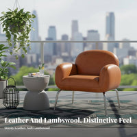 Single-Person Lazy Sofa Light Luxury Design Upholstered Armchair Space-Saving Ergonomic Comfort for Homeowners, Balcony, Bedroom