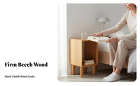 two-levellevel circular table Modern Minimalist Design Nightstand Space-Saving for Office