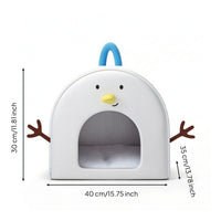 Pet Cooling House with Ice Packs Removable Pet Cooling House Stylish for Kittens